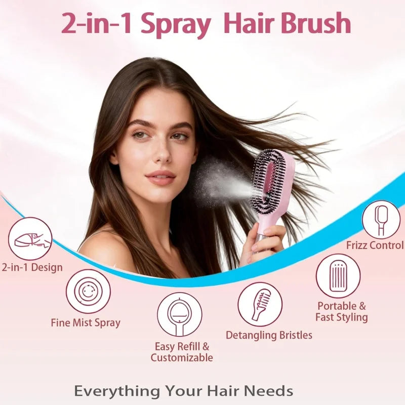 2-in-clean spray Comb